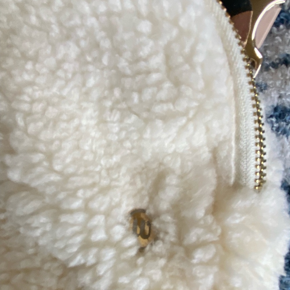 Sherpa Ivory Crossbody Bag with rose gold strap NEW - Picture 4 of 5